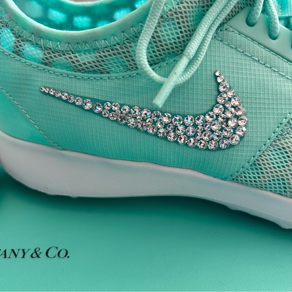 NIKE Swarovski Women's Sneakers in Tiffany Blue 🩵 - Picture 7 of 11